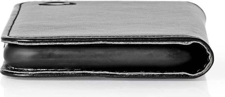 Produktbild Nedis Schutzhülle Benutzt für: Samsung Samsung Galaxy S9 Geeignet für 1 Kart Schwarz PU/TPU Einstell (Samsung Galaxy S9)