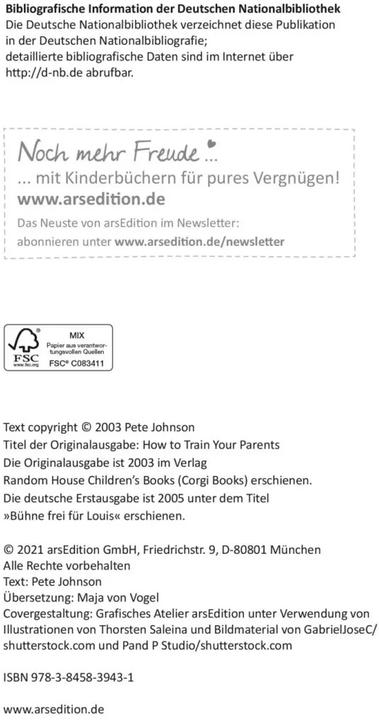 Produktbild Wie man seine Eltern erzieht (Deutsch, Pete Johnson, 2021)