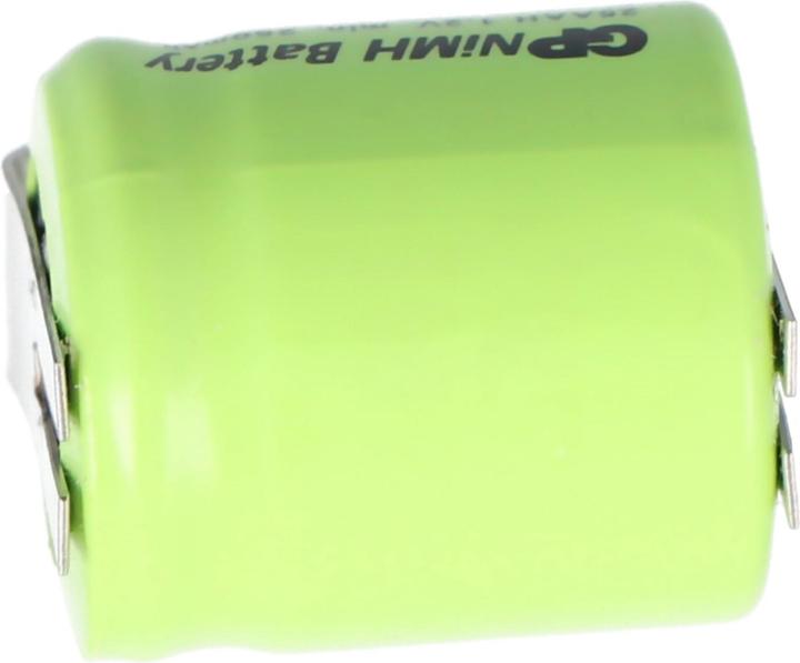 Actual product image GP Batteries Akku GP25AAH, 1/3 AA Mignon Lötfahne U-Form (1 pcs., 1/3 AA, 250 mAh, Rechargeable battery)