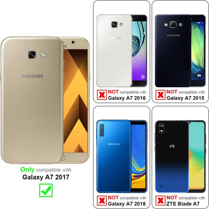 Actual product image Cadorabo TPU Ultra Slim AIR Cover (Samsung Galaxy A7 (2017))
