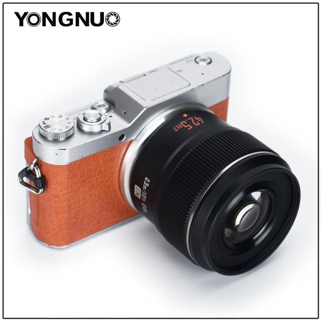 Actual product image Yongnuo YN 42.5mm f/1.7M II Prime Lens Micro Four Thirds (Four Thirds, Micro Four Thirds)