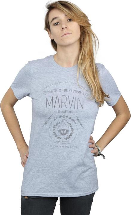 Immagine prodotto Looney Tunes Marvin The Martian Where's The Kaboom Maglietta Ampia Donna (M)
