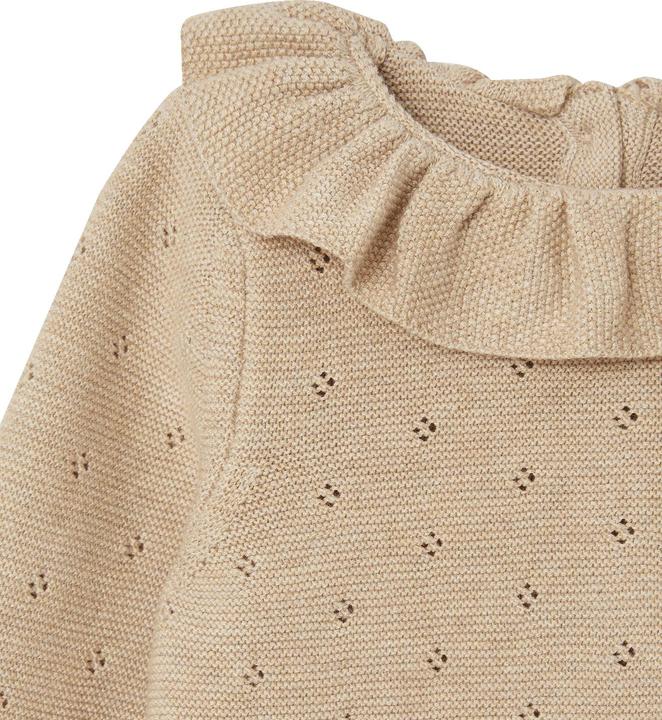 Produktbild Vertbaudet Baby-Set: Strick-Kurzoverall mit langen Ärmeln & Mütze Oeko-Tex (56)