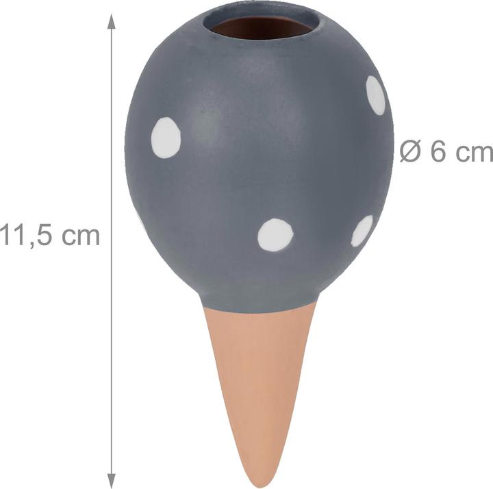 Actual product image Relaxdays 4x clay cone (Clay cone)