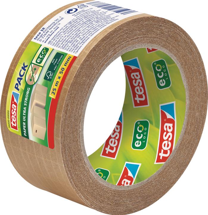 Immagine prodotto tesa Nastro da imballaggio in carta ecoLogo Ultra Strong (50 mm)