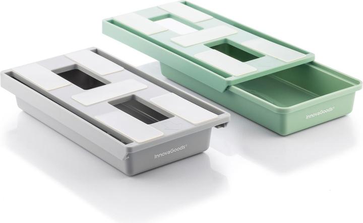 Produktbild InnovaGoods 2x Selbstklebende Schreibtischschubladen