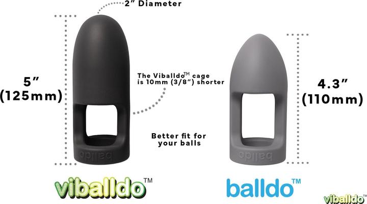 Actual product image Balldo Viballdo - Black (4 cm)