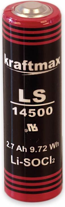 Image du produit Kraftmax Ls14500 Pile ronde au lithium AA (1 pcs, AA, 2600 mAh)