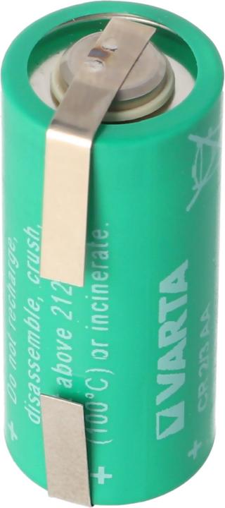 Produktbild Varta Batterie CR2/3AA, 6237 mit Lötfahne U-Form, 6237301301 (1 Stk., 2/3 AA, 1350 mAh)