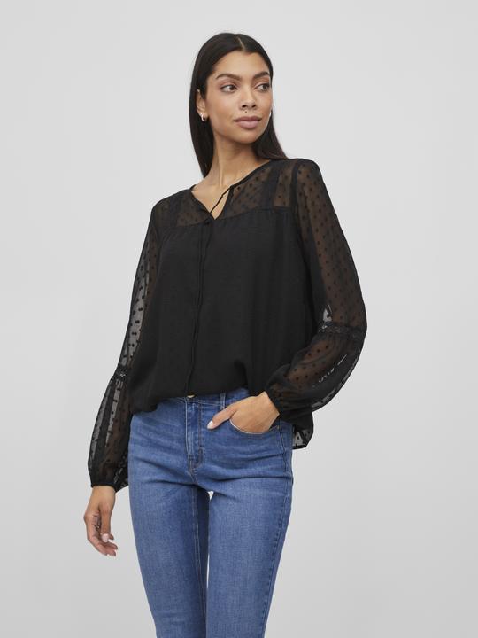 Image du produit Vila Blouse à manches longues riche en détails (40)