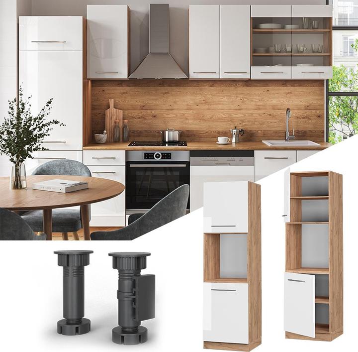 Actual product image Vicco Herdumbauschrank Fame-Line (60 x 60 x 206 cm)