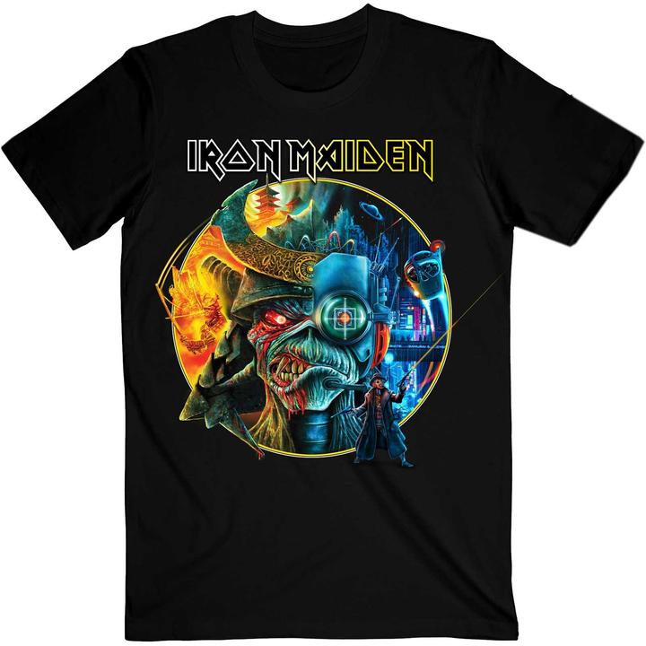 Iron Maiden The Future Past Tour '23 Circle Art TShirt