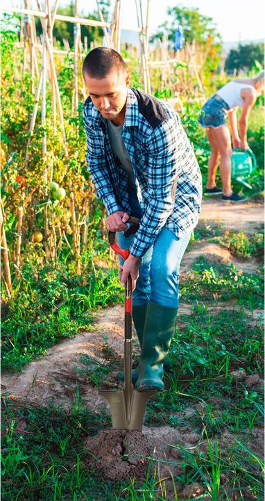 Image du produit Root Slayer Garden Spade avec lame de couteau