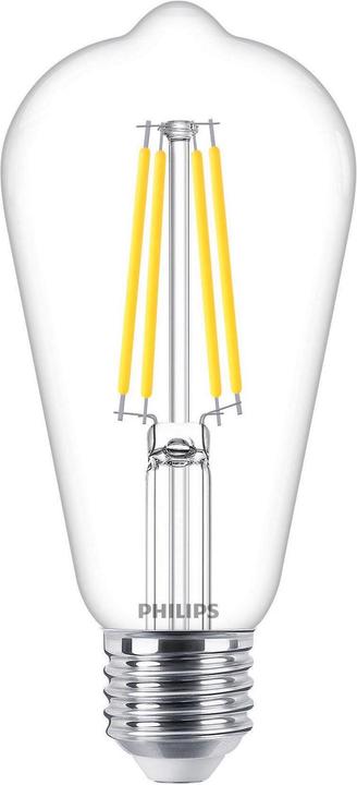 Actual product image Philips Professional Lamp MASTER VLE LEDBulb D 5.9-60W E27 927 ST64 CL G (E27, 5.90 W, 806 lm, 1 x, D)