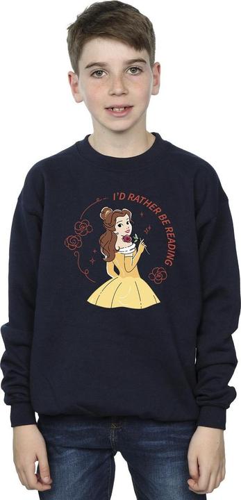 Image du produit Disney - Sweat BEAUTY AND THE BEAST I'D RATHER BE READING - Garçon (152, 158)