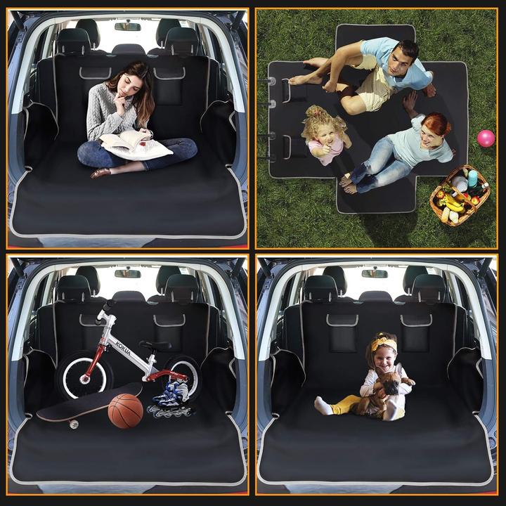 Actual product image Bytaoqipet Car boot protector dog (Dog, Foldable)