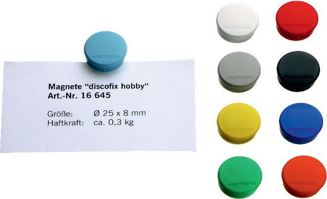 Produktbild Magnetoplan Discofix Hobby - Haltemagnet (6 x)