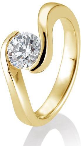 Produktbild Breuning Ring Schwung 0,80-1,50 ct. (49, 750/18 K Gold)