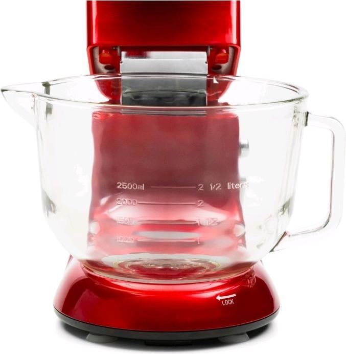 Produktbild Klarstein Lucia Rossa 2G Küchenmaschine Rot (1300 W)