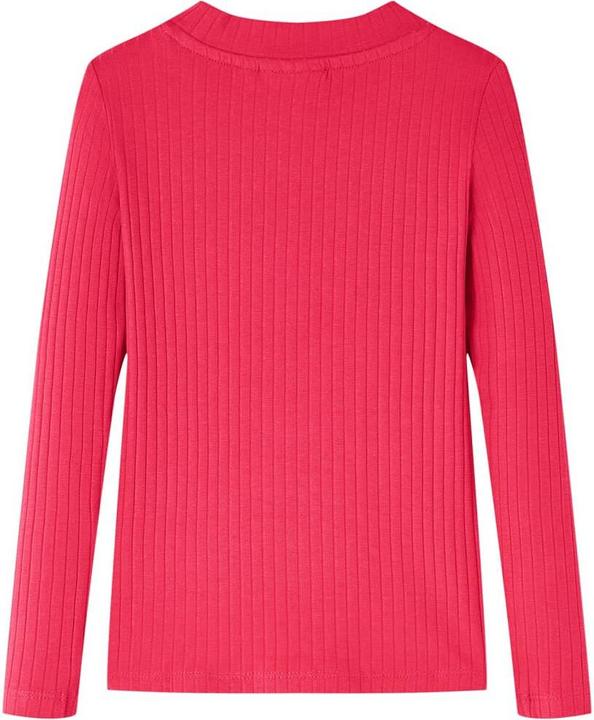 Actual product image VidaXL Children's long-sleeved shirt bright pink 128,Material: 95 % cotton (128)