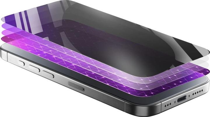 Actual product image Cellularline Xtreme Glass Privacy (1 Piece, Apple iPhone 16 Pro)