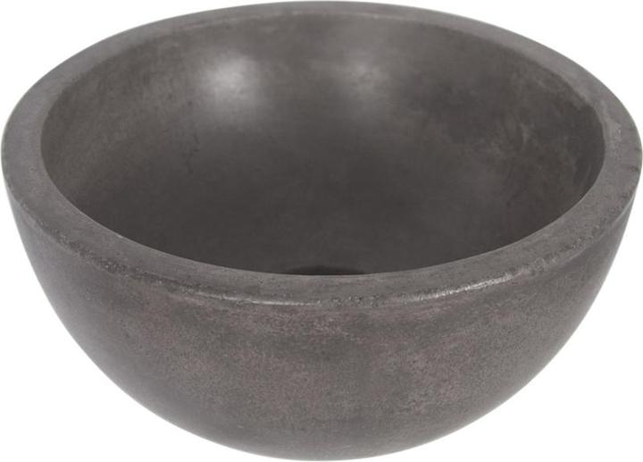 Differnz ruz - Washbar Beton dunkelgrau - rund - 25 x 25 x 11,5 cm (250 mm, 250 mm)