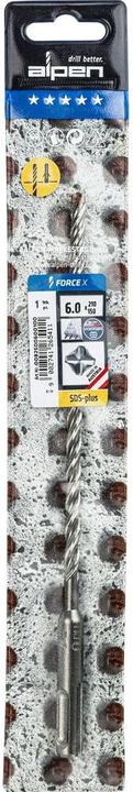 Productafbeelding Alpen SDSplus hamerboor FORCE Snijden (6 mm)