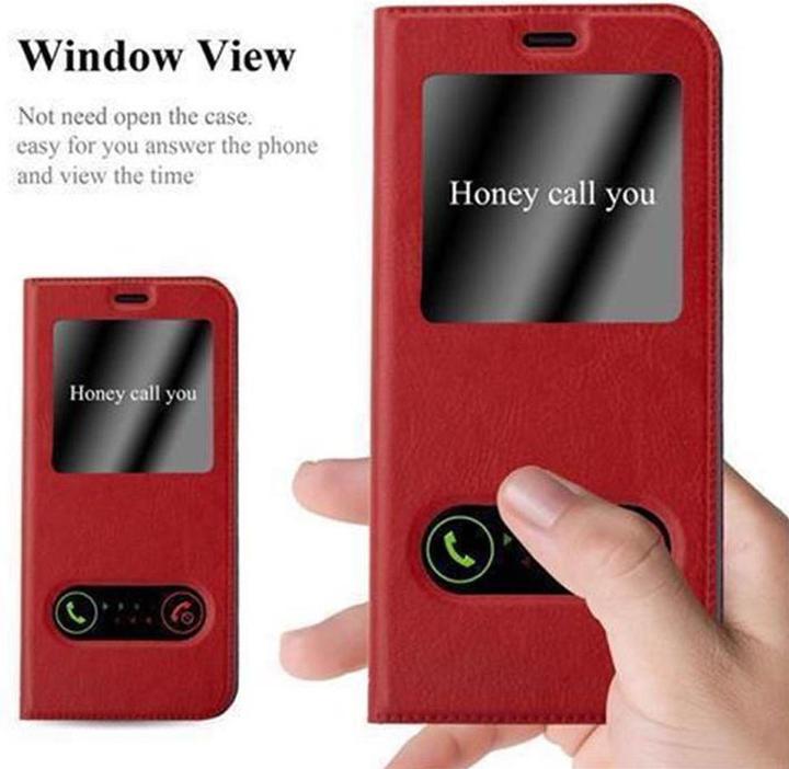 Produktbild Cadorabo Book mit View Doppelfenster Cover (Samsung Galaxy S8)