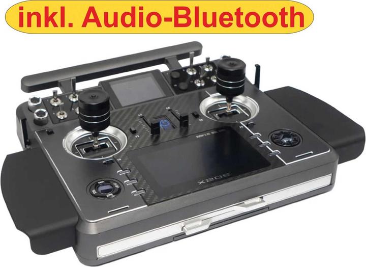 Image du produit FrSky TANDEM XE EU/LBT Senderset 2,4Ghz + 3D Gimbal+Taste Akku, Alu-Koffer + Audio-Bluetooth