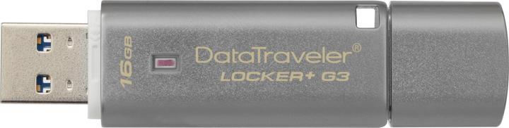 Produktbild Kingston DataTraveler Locker+ G3 (16 GB, USB 3.0, USB-A)