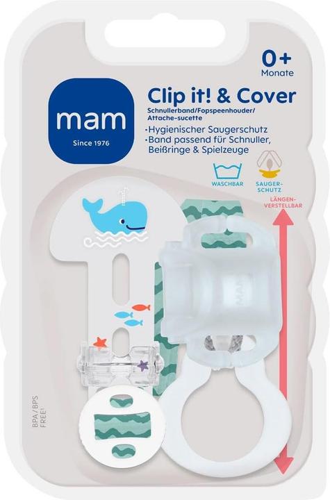Actual product image MAM Dummy Band Clip it! & Cover