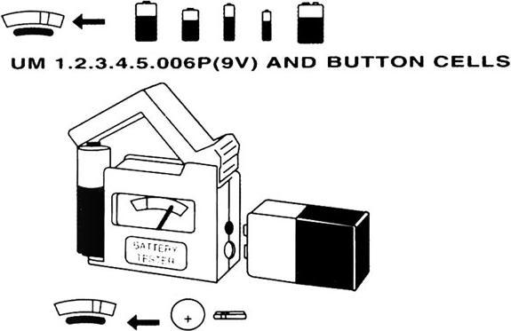 Actual product image Velleman BATTEST Battery tester