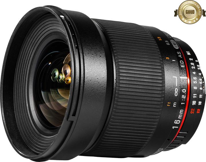 Produktbild Samyang 16mm f/2 ED AS UMC CS - Nikon F (Nikon F, Nikon DX, APS-C / DX)