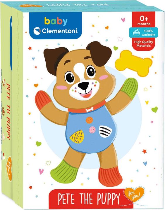 Image du produit Clementoni Bébé - Peluche Pete le chiot (30 cm)