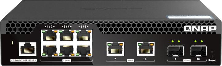 Produktbild QNAP QSW-M2106R-2S2T (10 Ports)