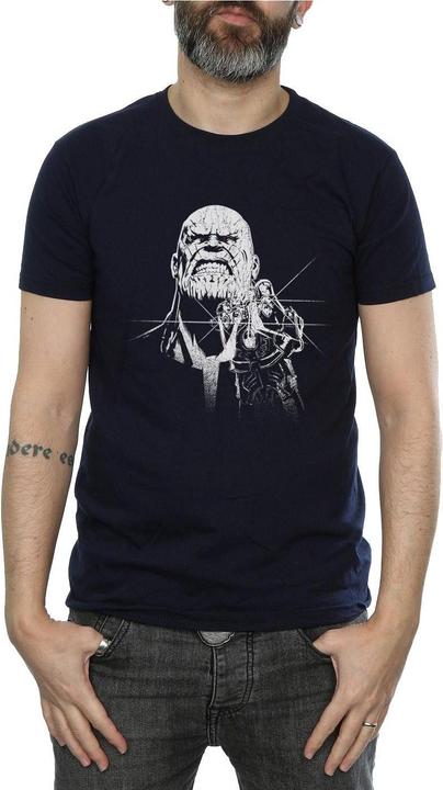 Actual product image Universal Textiles Mens Thanos Fiercest Cotton T-Shirt (M)