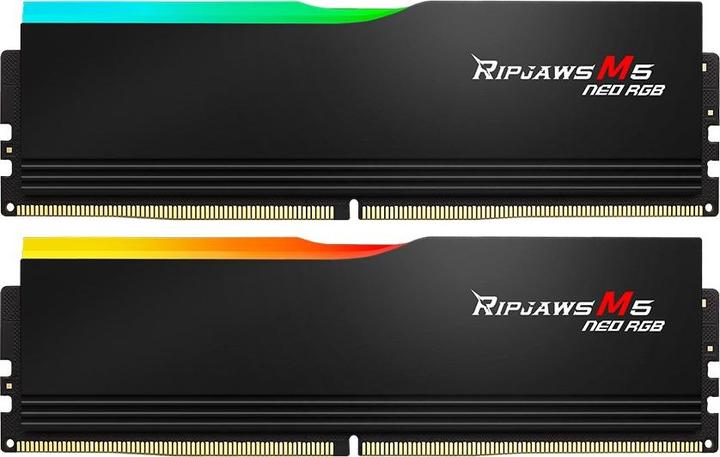 Actual product image G.Skill D564GB 6000-36 Ripjaws M5 Neo bk K2 GSK (F5-6000J3636F32GX2-RM5NRK) (2 x 32GB, 6000 MHz, DDR5 RAM, DIMM)
