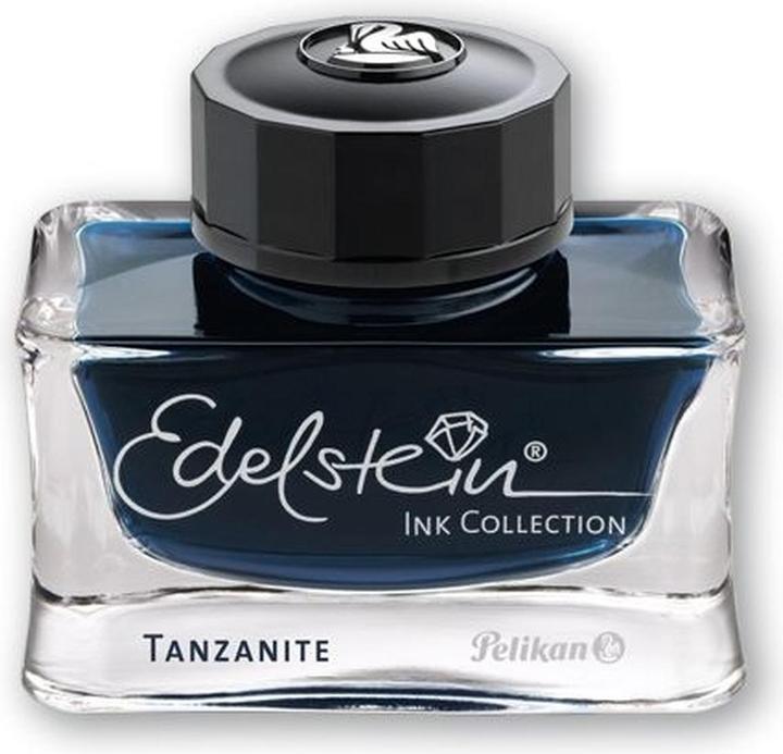 Produktbild Pelikan Tintenglas Edelstein Tanzanite (Tintenfass, Blau, Schwarz)