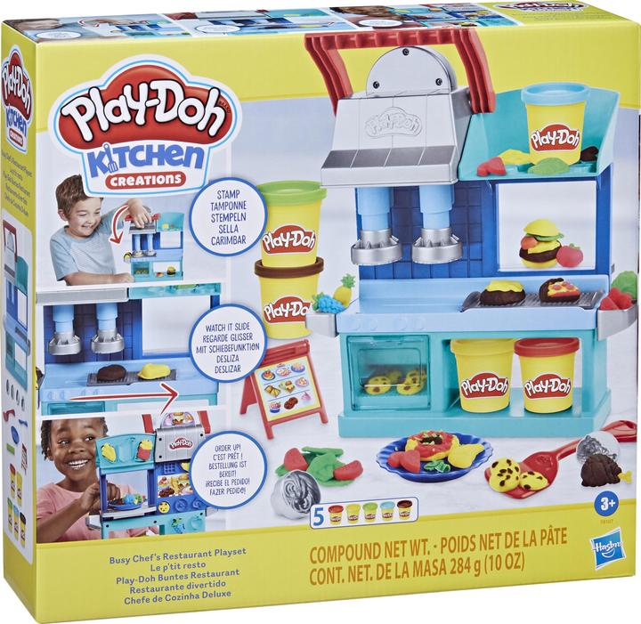 Actual product image Play-Doh Kitchen Creations Colourful Restaurant Kitchen Play Set