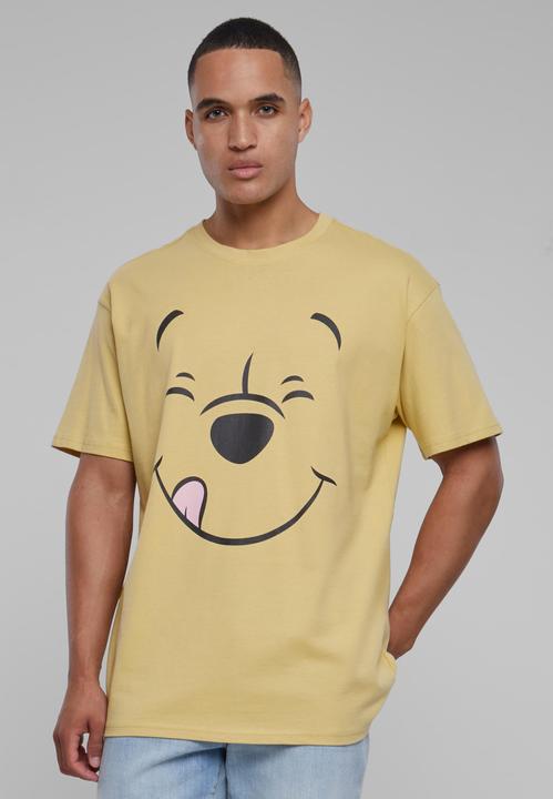 Actual product image Urban Classics Disney 100 Winnie the Pooh Face Tee - 119351 (4XL)