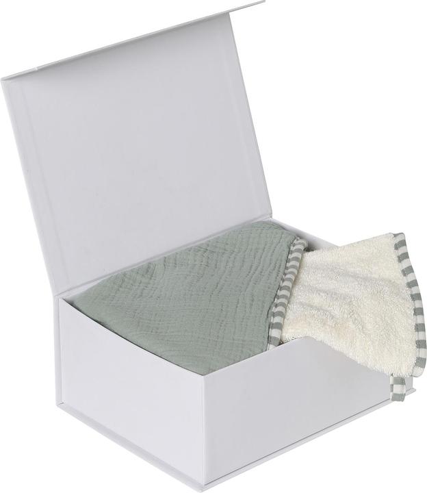 Immagine prodotto Envie de Fraise Bio-Kollektion: Baby Geschenkset aus Wende-Badecape & Waschhandschuh