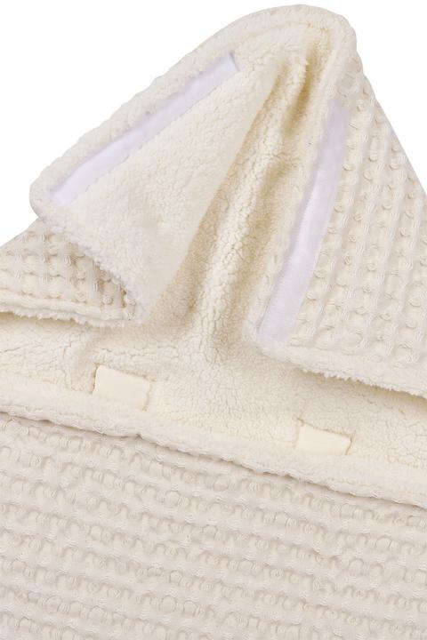 Actual product image Meyco Waffle teddy footmuff