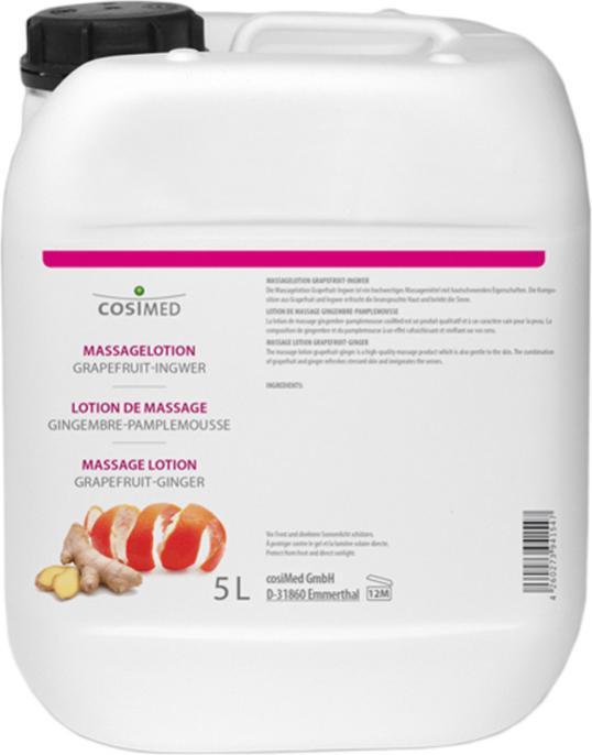 Produktbild cosiMed Massagelotion Grapefruit-Ingwer, 5.0000 l (5000 ml)