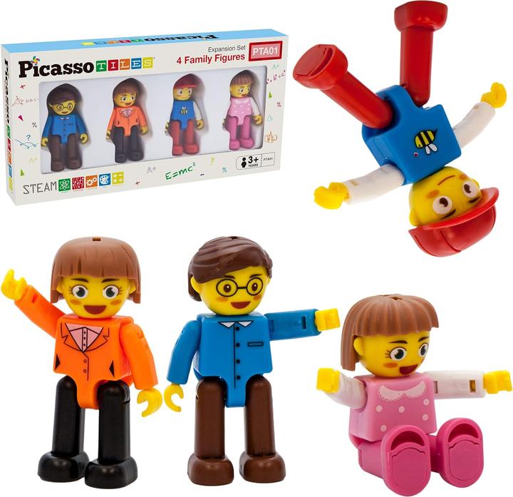 Immagine prodotto PicassoTiles Magnetic 4 Familien-Aktionsfiguren