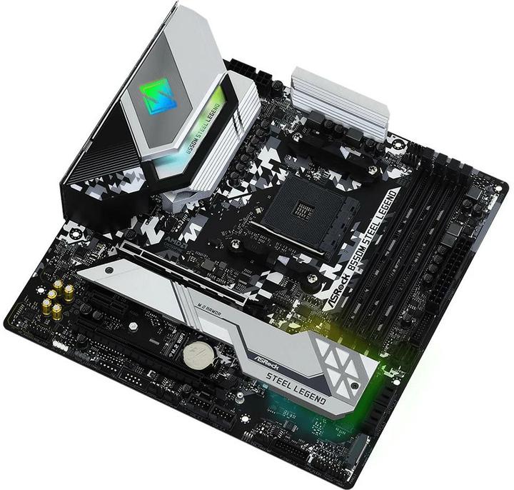 Produktbild AsRock B550M Steel Legend (AM4, AMD B550, mATX)