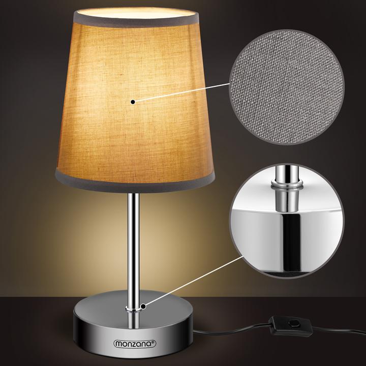 Actual product image Monzana Bedside Lamp (E14)