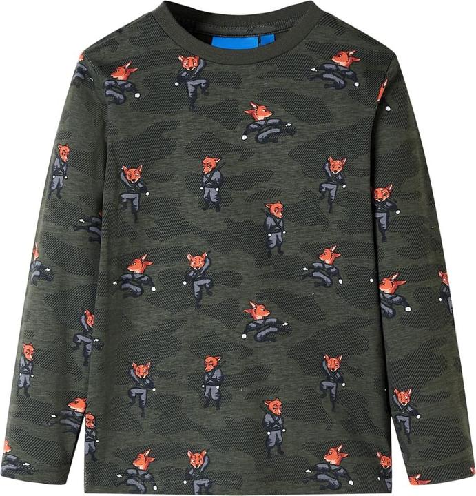 Image du produit VidaXL Pyjama enfant manches longues Kaki 92,Matière : 100 (92)