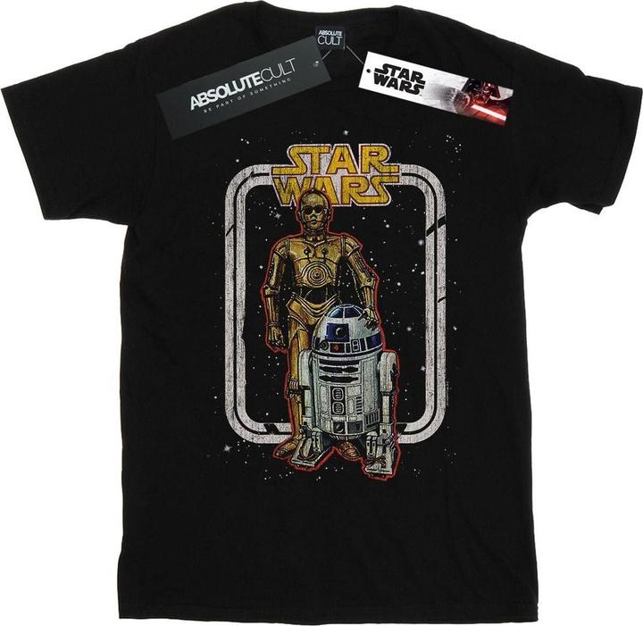 Actual product image Star Wars Boys R2-D2 And C-3PO Vintage T-Shirt (140, 146)