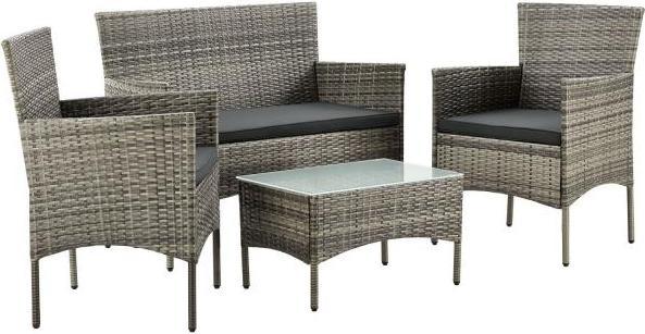 Produktbild Juskys Polyrattan Sitzgruppe Fort Myers
