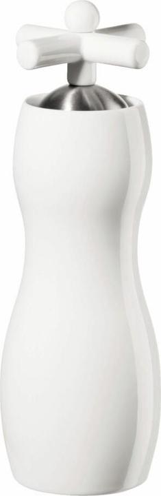 Image du produit ASA Selection Moulin à poivre/à sel, blanc D. 7,6 cm,H. 23,2 cm (Sel, Poivre)